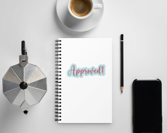 Approved Spiral Notebook - Long Story Short with Megan and Wendy