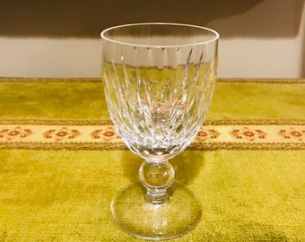Precio por cada uno. Vino de tallo corto Waterford Crystal Claret nuevo Copa de jerez 4 3/4 ”H, 5 oz Irlanda, magnífico regalo navideño.