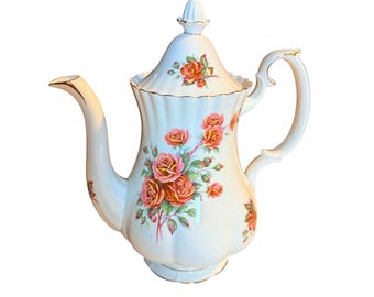 ロイヤルアルバート センテニアルローズ ラージコーヒーポット（蓋なし