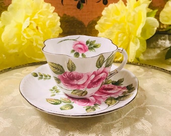 Vintage Collectible Shelley “rambler Rose” #13671 Pink Rose With