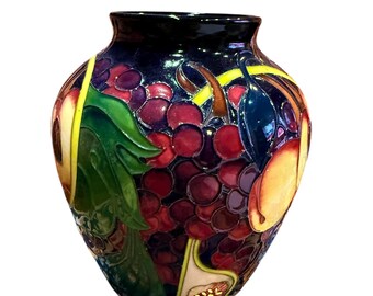 Moorcroft Pottery Queens Choice Large Vase 8” T Designed by Emma
