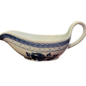 Royal Copenhagen Tranquebar Blue gravy boat, vintage Royal Copenhagen/Aluminia Danish, serving dish, Denmark pottery