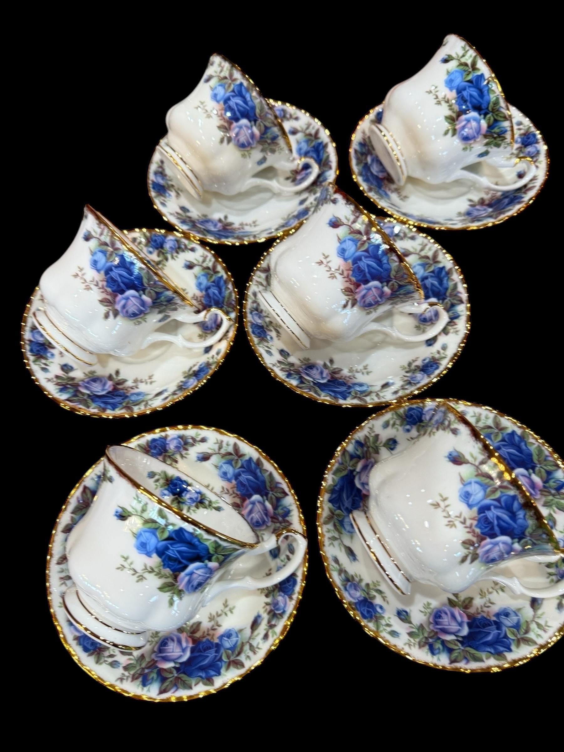 Moonlight Tea Set Royal Albert Moonlight Afternoon Tea Set 18-PC for 6 English Porcelain ...