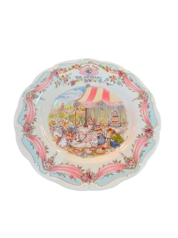 ロイヤルドルトン「ザ・ウェディング」プレート 8 インチ D