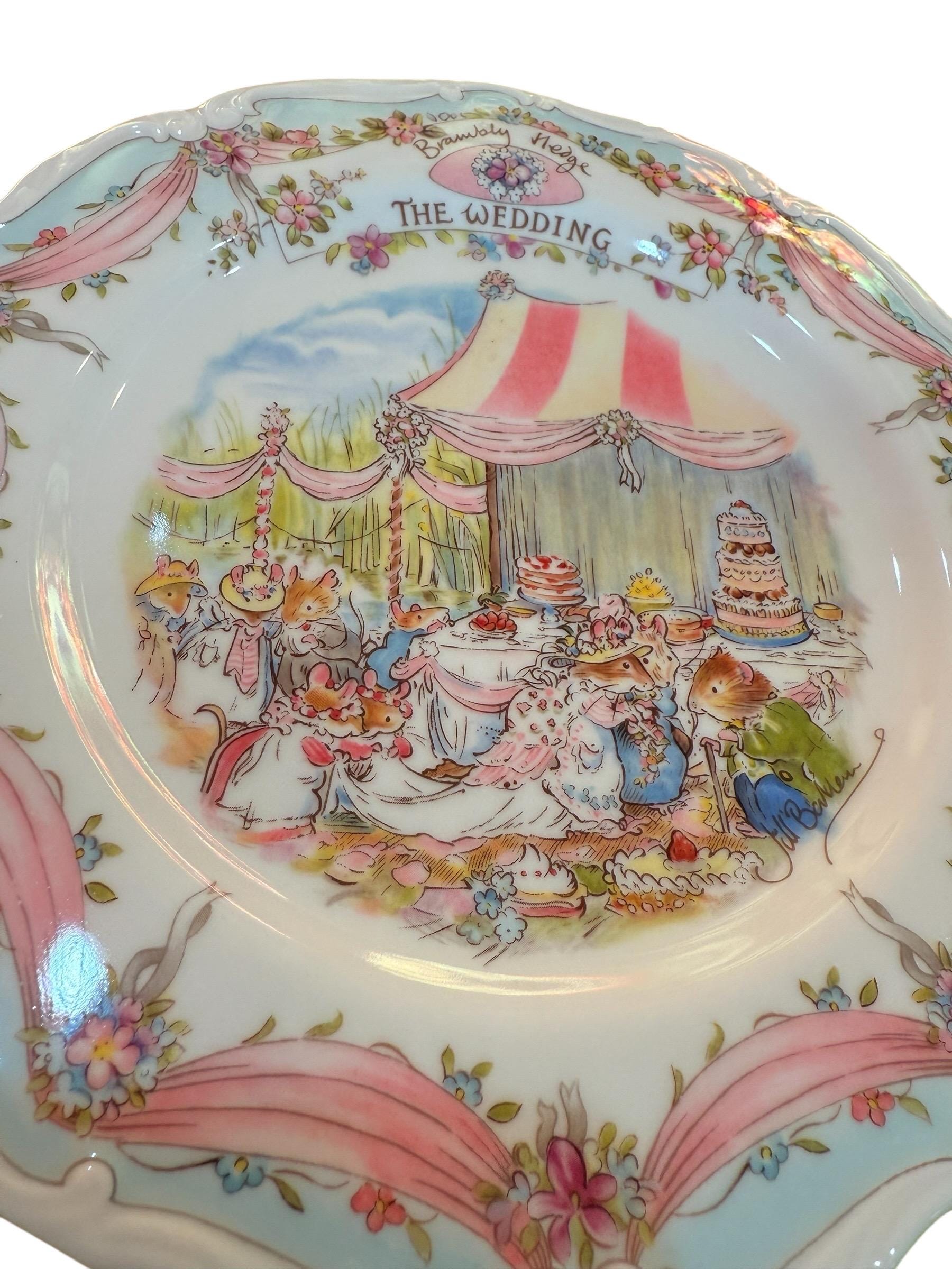 ロイヤルドルトン「ザ・ウェディング」プレート 8 インチ D