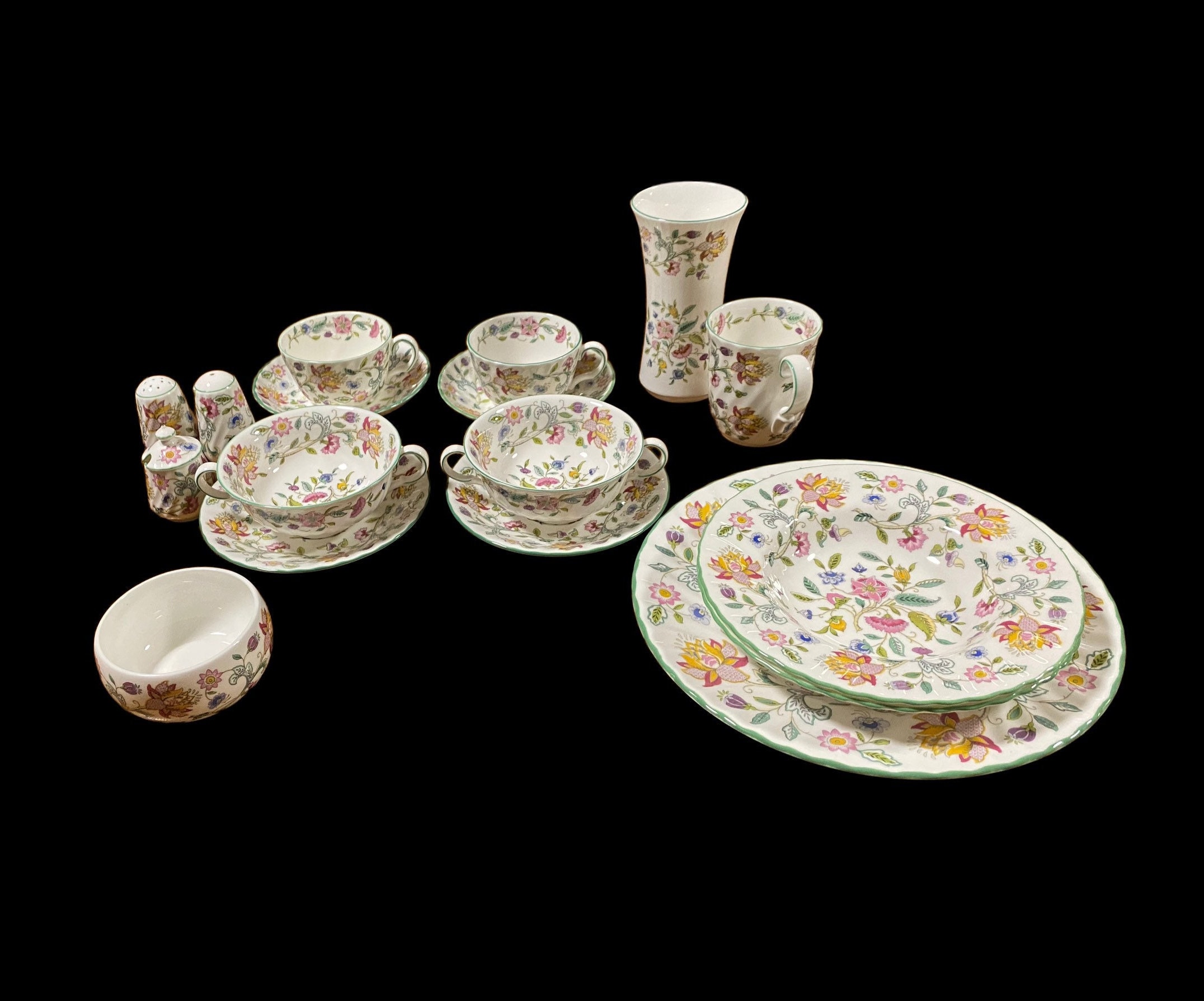 ミントン　陶磁器　花瓶　限定　コレクターズアイテム 驚きの価格が実現！ vase minton English ミントン 陶磁器 花瓶 限定