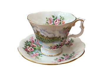 Royal Albert Ancestral Series England's Glory scenery theekop en schotel