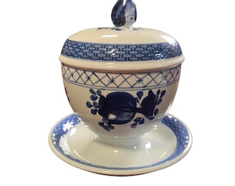 ロイヤルコペンハーゲン トランケバール ブルー、サービングディッシュ