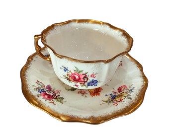 【レア】海外アンティークショップにて購入　ハリネズミ　幸運　デンマーク Beautiful Vintage Hammersley Lady Patricia Bone China England Tea