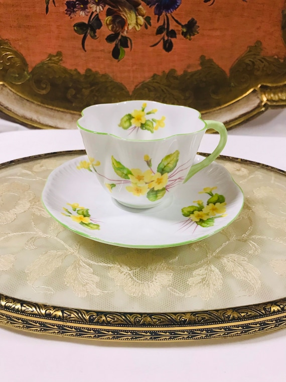 シェリー プリムローズ カップ&ソーサー Shelley "Primrose" 13430