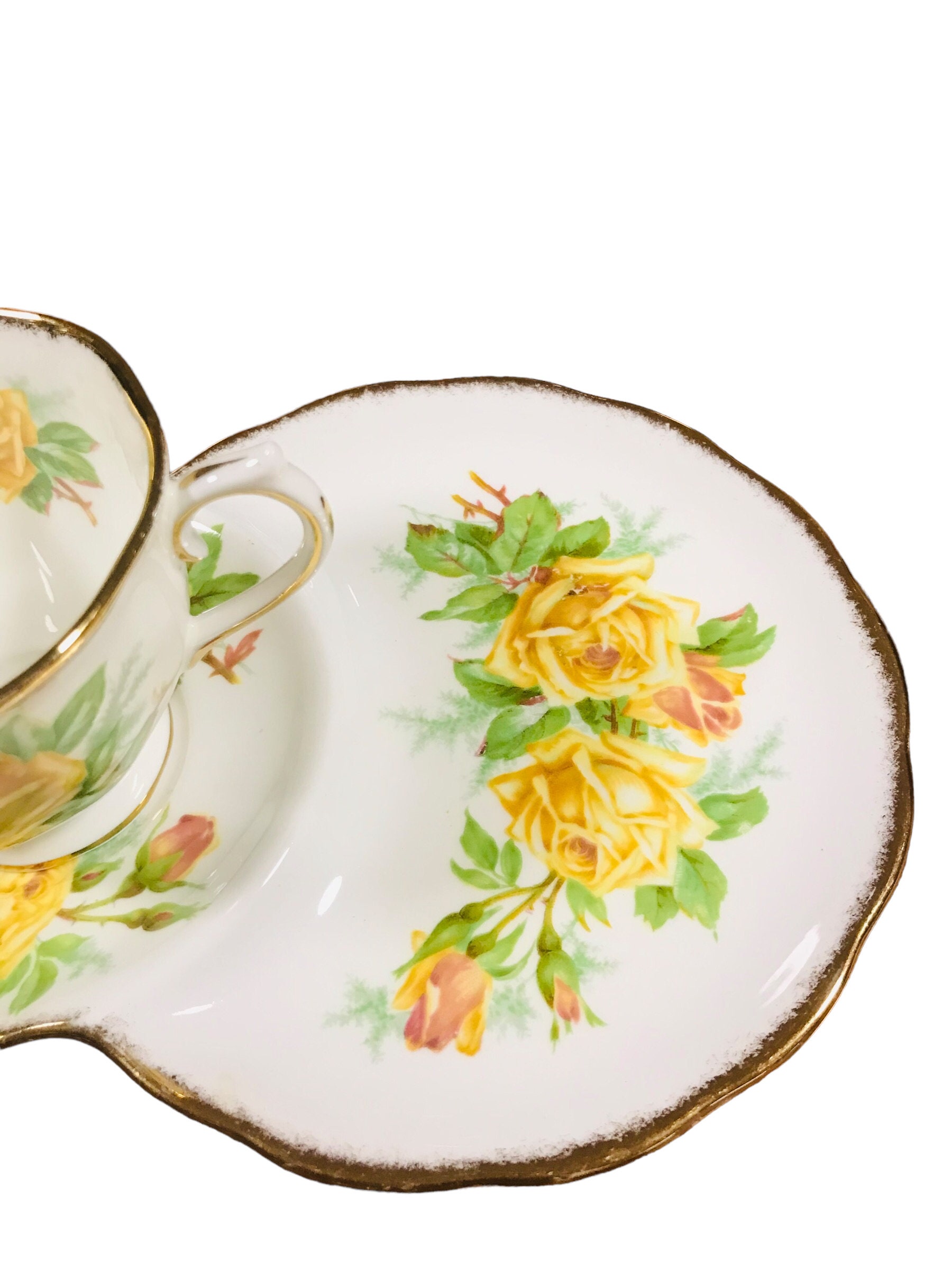 ロイヤルアルバート ティーローズ イエローローズ テニスセット