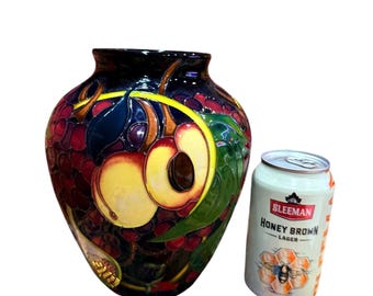 Moorcroft Pottery Queens Choice Large Vase 8” T Designed by Emma