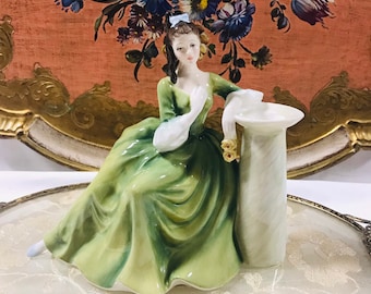 Vintage Royal Doulton figurine Secret Thoughts, H.N 2382, limited edition, bone china England, Gorgeous gift for her.
