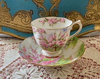 Royal Albert blossom time tea cup and saucer