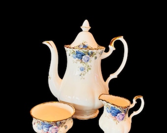 ロイヤルアルバート ムーンライトローズ ティーポット(Ⅿ) クリーマー  