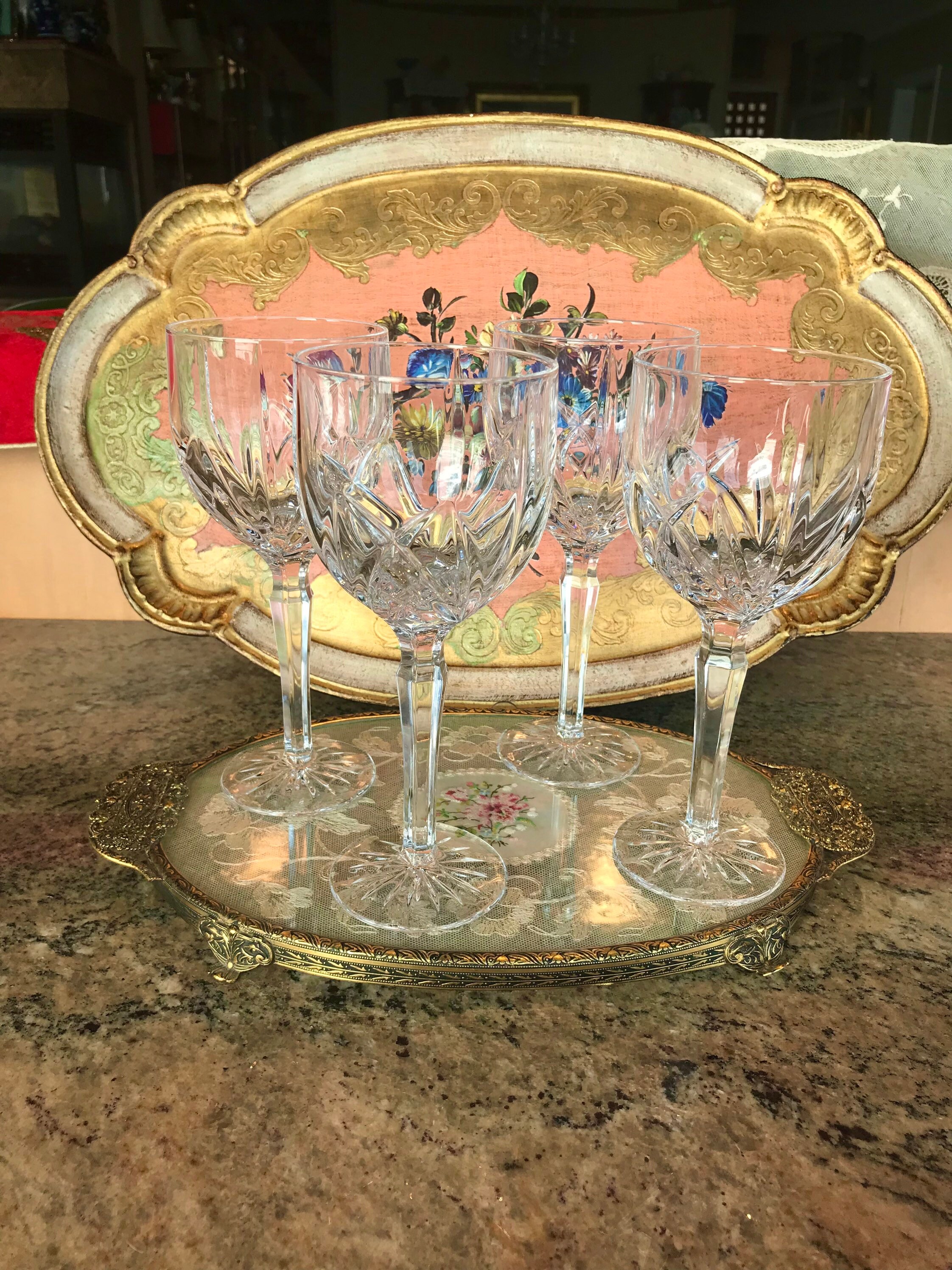 Stuart crystal glassware - Etsy 日本