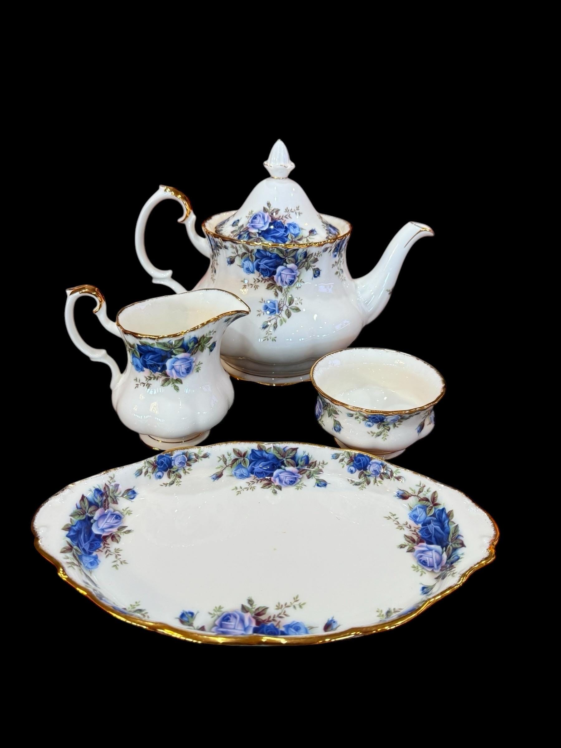 Moonlight Tea Set Royal Albert Moonlight Afternoon Tea Set 18-PC for 6 English Porcelain ...