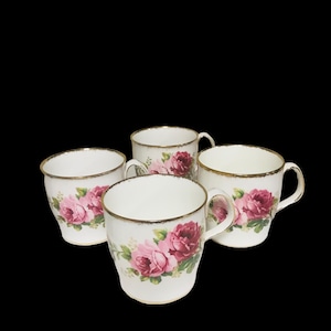 PRICE EACH - schöne Royal Albert American Beauty Teetasse, hergestellt in England, rosa Rosen, Geschenk für sie, Teetrinker Geschenk