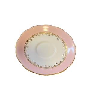 Royal Albert Light pink orphan saucer, saucer only, replacement saucer