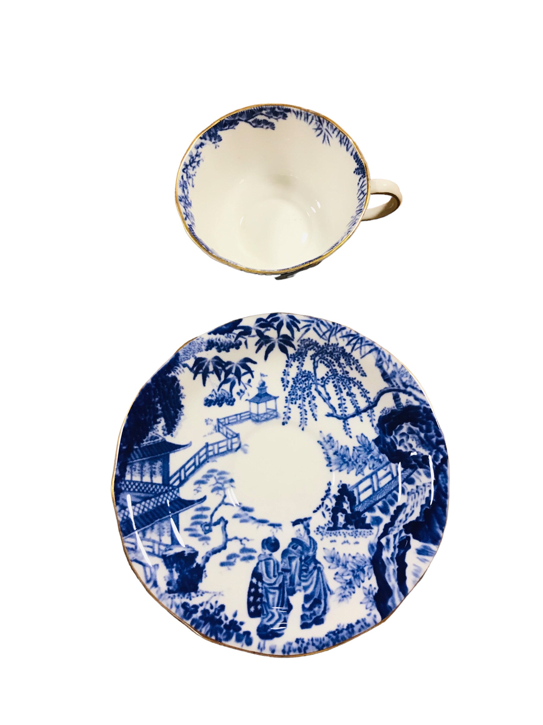 英国ビンテージ】ロイヤルクラウンダービー☆ミカド☆C/S 6客