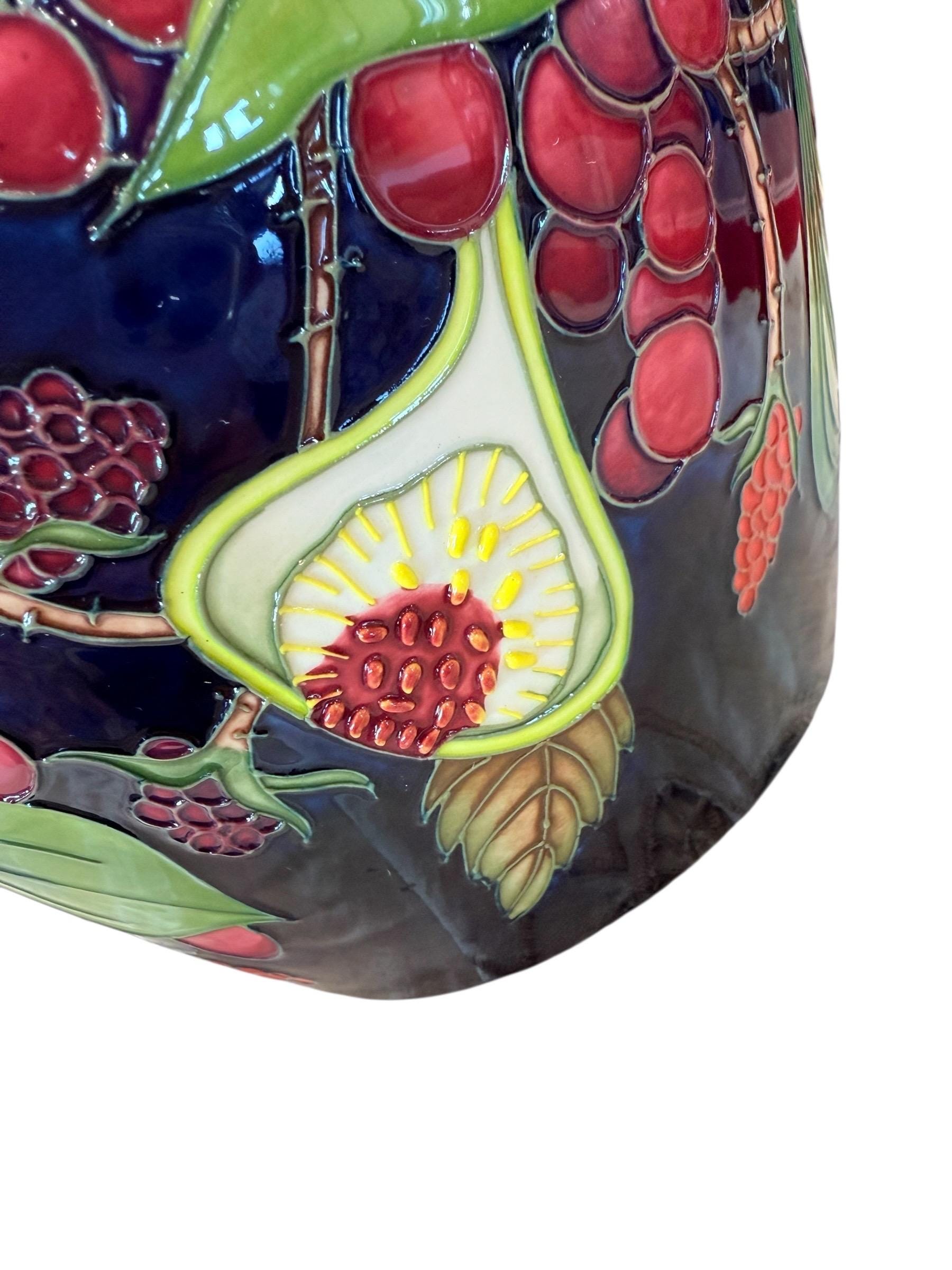 Moorcroft Queen's Choice Large Vase 10 1/2” T by Emma Bossons