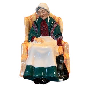 Vintage Royal Doulton Figur „ Forty Winks , H.N 1974, CORP 1945, limitierte Auflage, hergestellt in England.