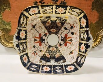 Royal Crown Derby Imari Kuchenplatte: Englisches Bone China (26,5 cm)