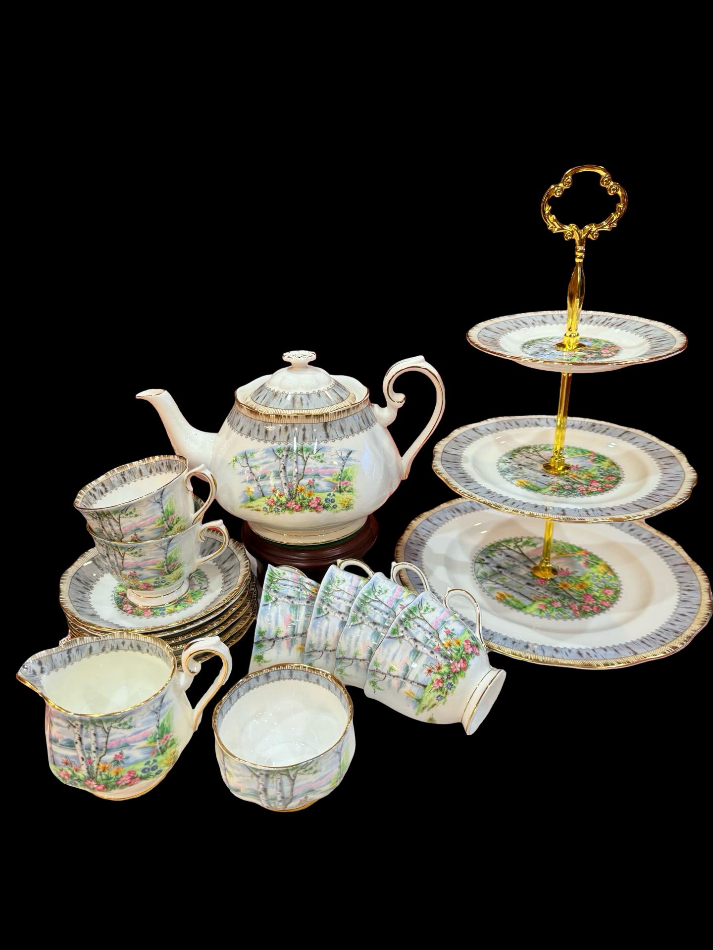 English miniature bone china tea set - Etsy 日本