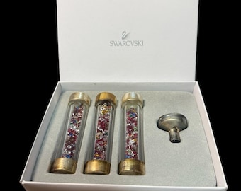 Swarovski Crystal Tube Scatter Crystal Muti-Coloured in original box.