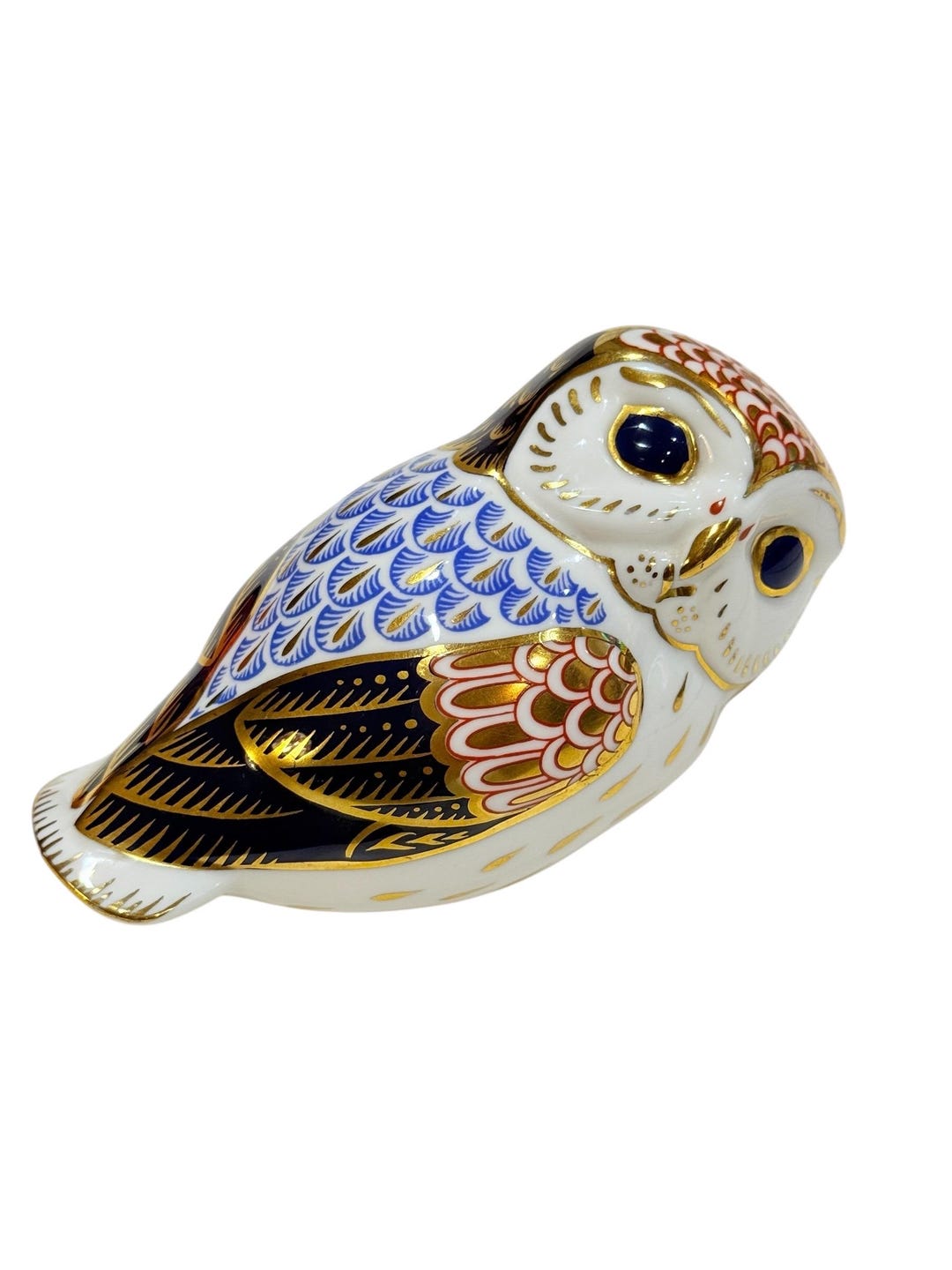royal crown derby ペーパーウェイト 置物 ふくろう 梟 伊万里 royal