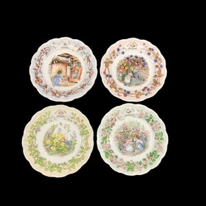   Brambly Hedge プレート 4枚セット Brambly Hedge Four Seasons Plates - Etsy