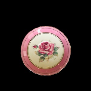 Vintage replacement double Paragon big pink cabbage rose saucer orphan bone china England, replacement paragon pink cabbage rose saucer .