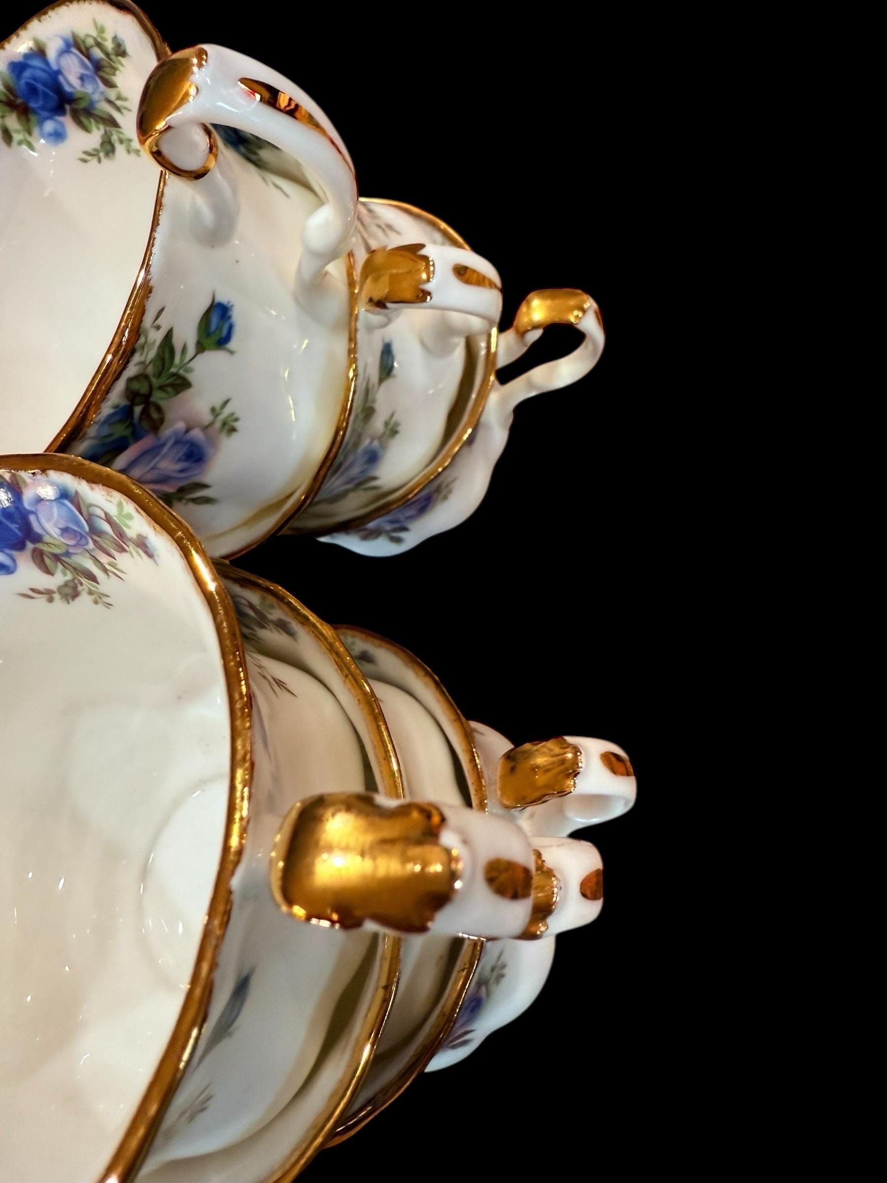 Moonlight Tea Set Royal Albert Moonlight Afternoon Tea Set 18-PC for 6 English Porcelain ...