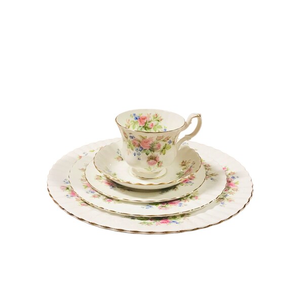 Royal Albert Moss Dinner Set Etsy