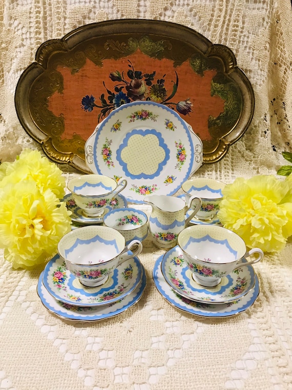 Vintage 15PC Royal Albert Bone China England prudence Etsy