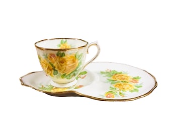 【英国ビンテージ】ロイヤルアルバート★ティーローズ★テニスセット 英国ビンテージ】ロイヤルアルバート☆ティーローズ☆テニスセット