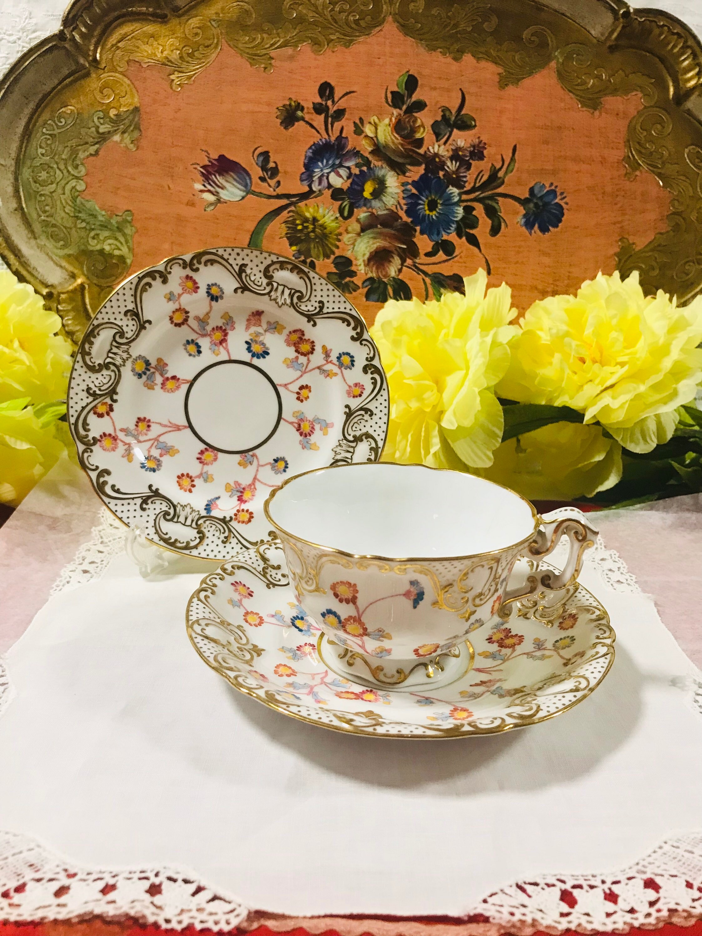 コールポート ミングローズ ミニチュア ティーセット