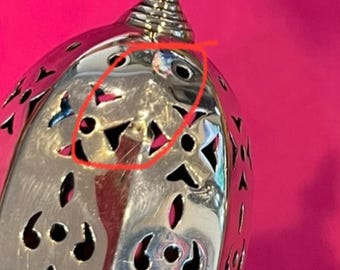 アンティークの刻印入りチェスター 1904 スターリング シルバー