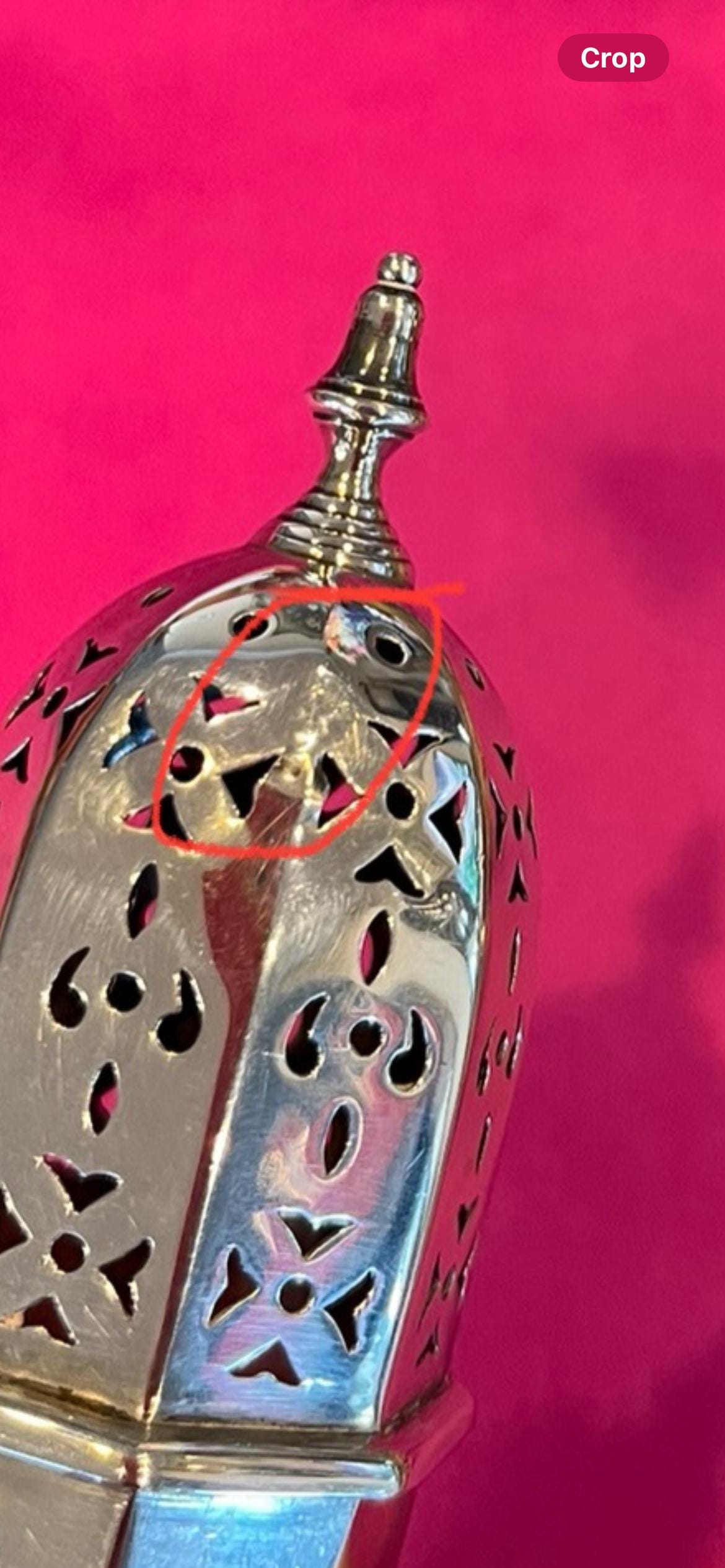 アンティークの刻印入りチェスター 1904 スターリング シルバー