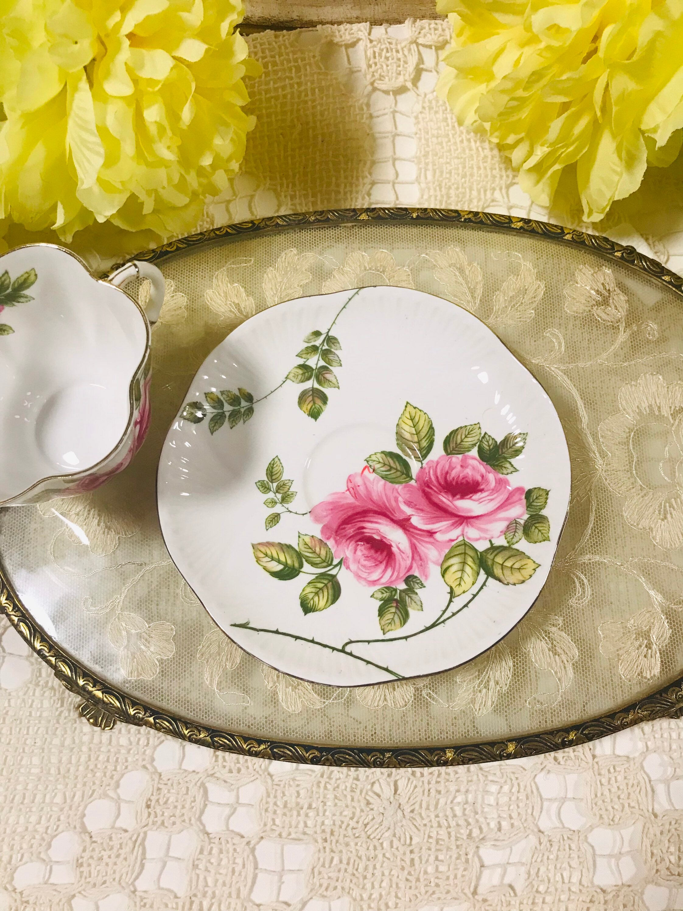 ヴィンテージ コレクターズアイテム シェリー「ランブラー ローズ