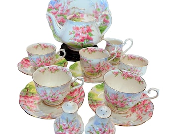 ロイヤルアルバート ブロッサムタイム ティーセット 18点セット