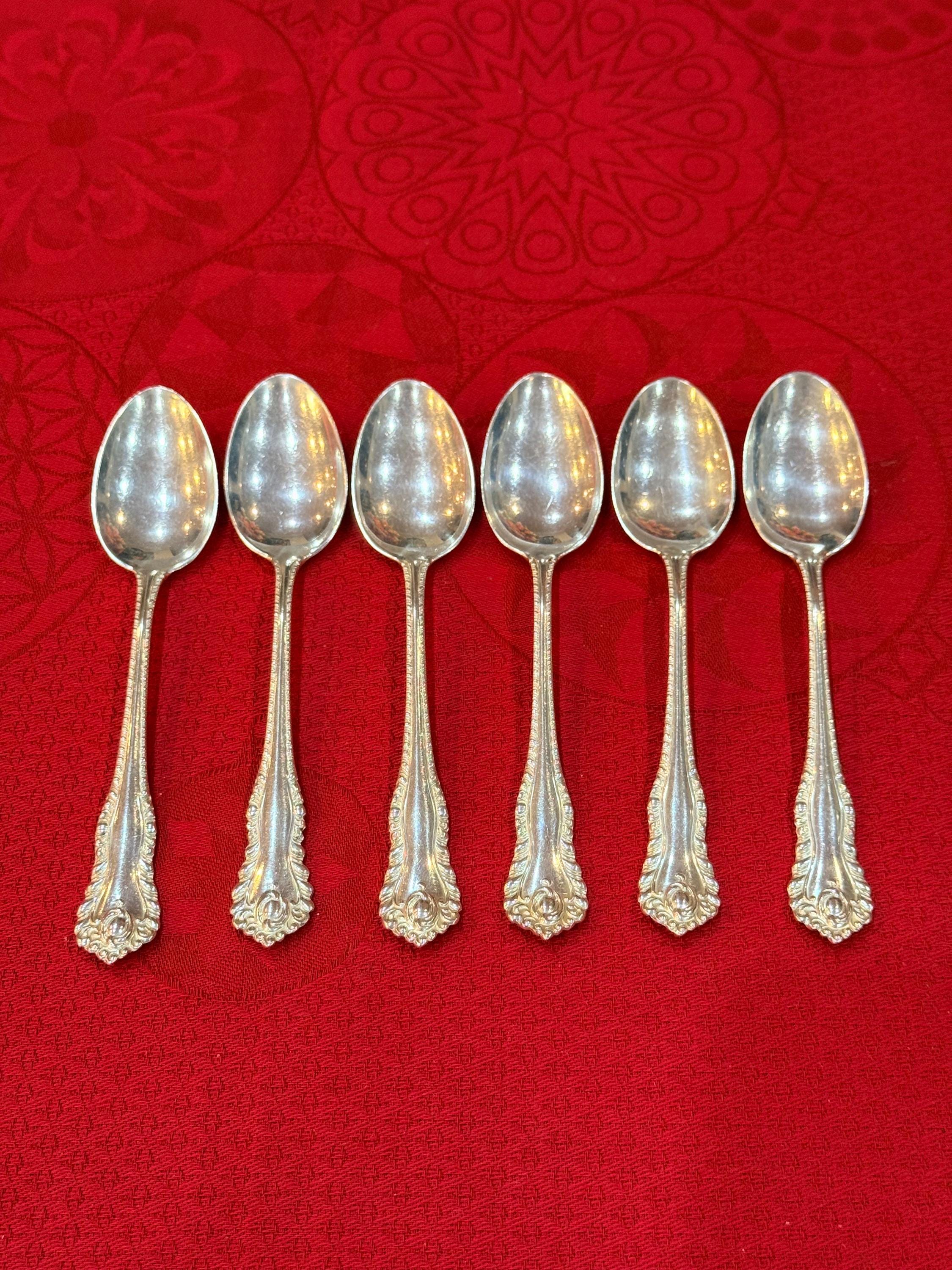 カトラリー(スプーン等) sterling silver coffee spoon Vintage Birks Sterling Silver Coffee Spoons (set of 6) 132 Grams