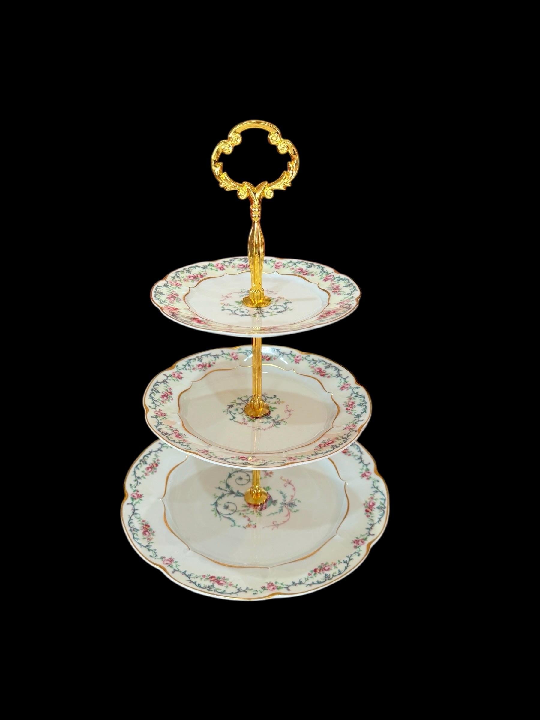 Haviland limoges pink roses and blue ribbon - Etsy 日本