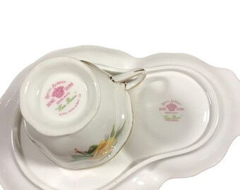 ロイヤルアルバート ティーローズ イエローローズ テニスセット