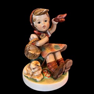 Vintage Hummel Porcelain Figurine “ Farewell“ 5” high, made in W. Germany. Gorgeous Gift. Gift for kids, collectible Hummel figurine