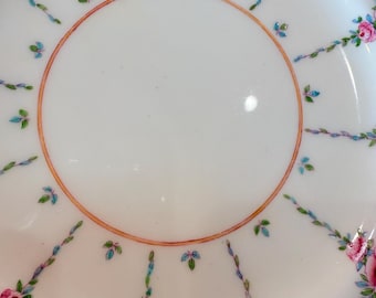 アンティークミントン食器セット：手描きペルシャローズ、ターコイズ
