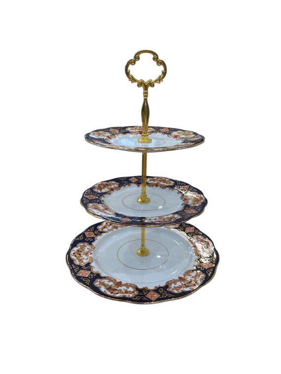 ロイヤルアルバート スウィートバイオレット 3段 アフタヌーン