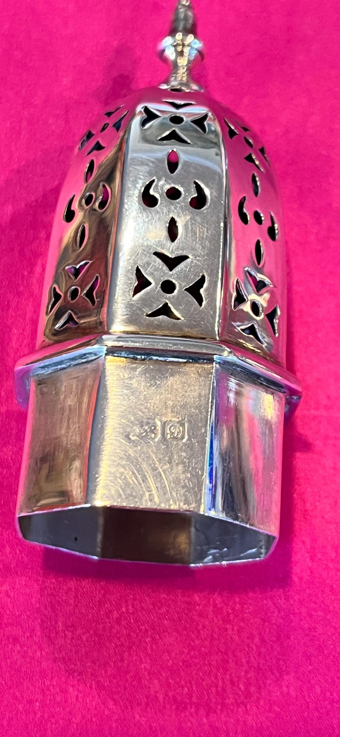 アンティークの刻印入りチェスター 1904 スターリング シルバー