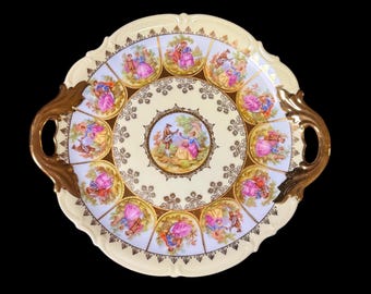 Treasure Chest China Bavaria Germany First Love Dessert Plates