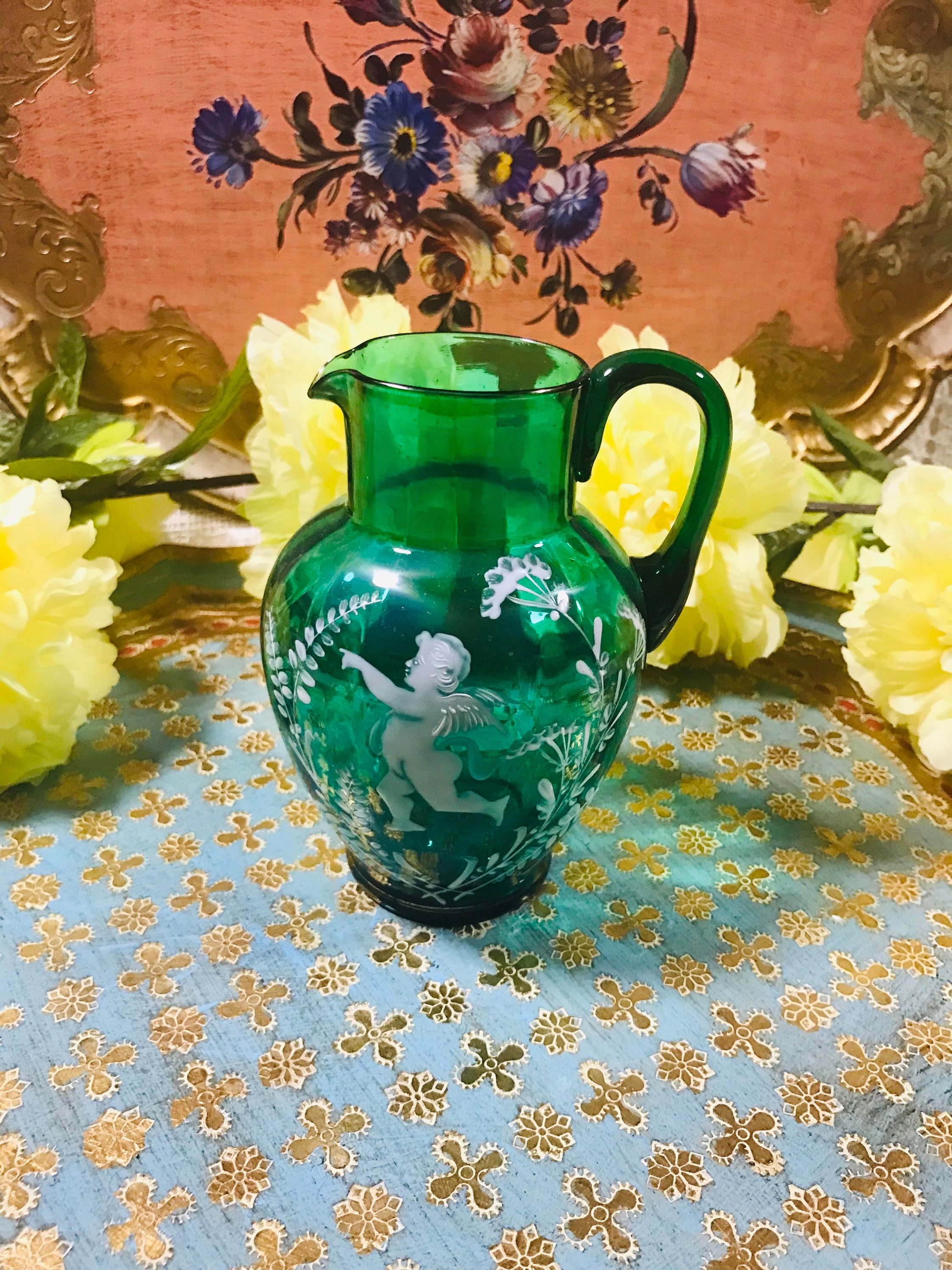 Victorian Blue Pitcher (JEF) Victorian Blue Pitcher (JEF)